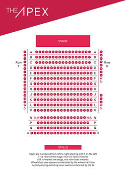 Stalls seating plan